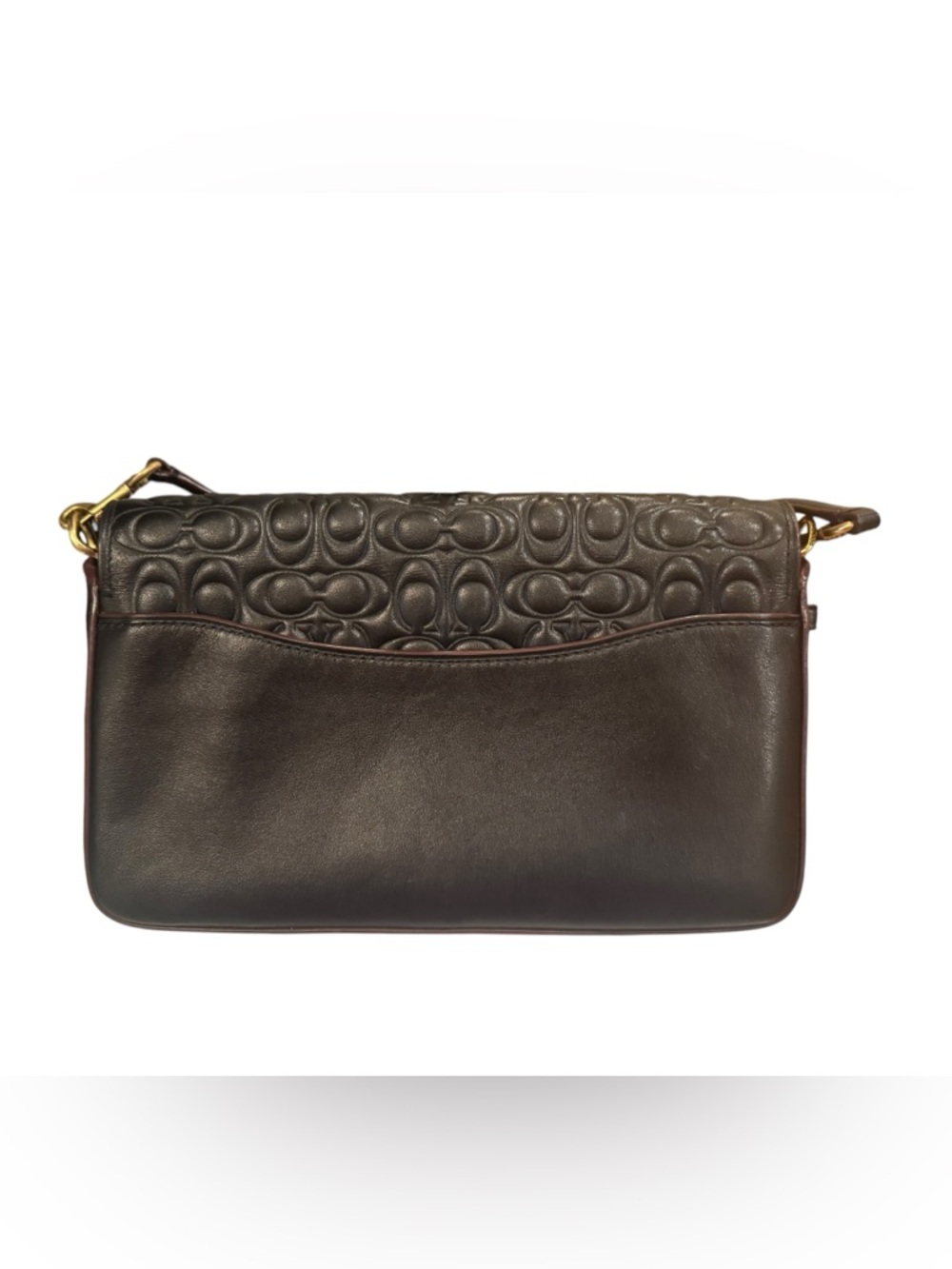 Coach - 1941 Reissued Dinky with Kisslock - Black Leather Embossed EUC (2019) - Picture 2 of 11